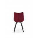 Стул HALMAR K332 бордовый/черный